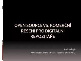 open source vs komer n e en pro digit ln repozit e