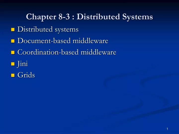 chapter 8 3 distributed systems