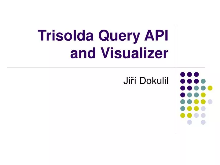 trisolda query api and visualizer