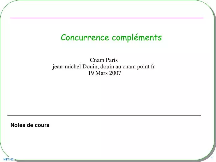 concurrence compl ments