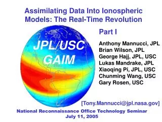 Assimilating Data Into Ionospheric Models: The Real-Time Revolution