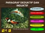 PARAGRAF DEDUKTIF DAN INDUKTIF - slide 1