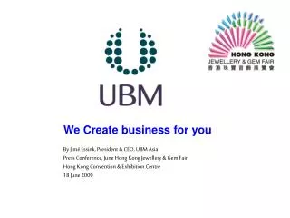 We Create business for you