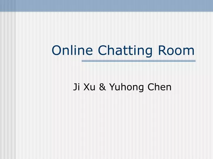 online chatting room