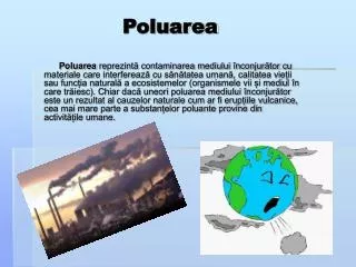 poluarea