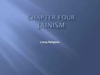Chapter Four Jainism