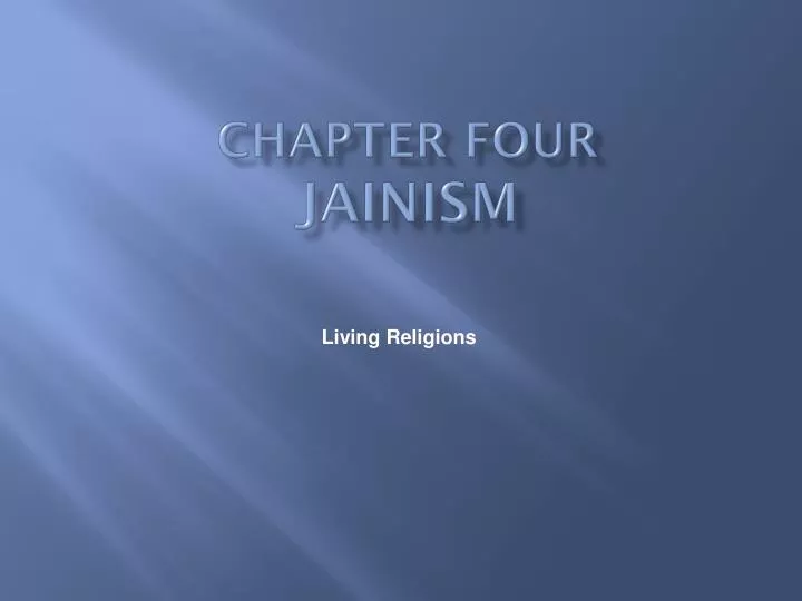 chapter four jainism