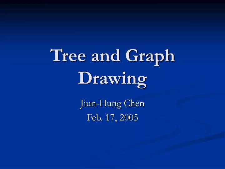 tree and graph drawing