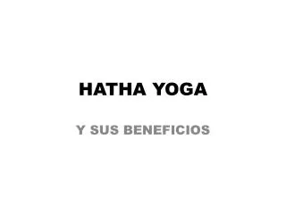 hatha yoga