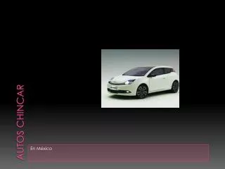 autos chincar