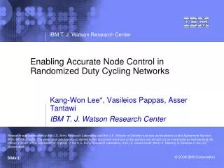 Enabling Accurate Node Control in Randomized Duty Cycling Networks