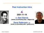Peer Instruction Intro - slide 1