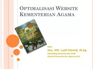 optimalisasi website kementerian agama