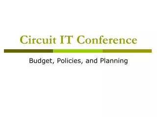 Circuit IT Conference