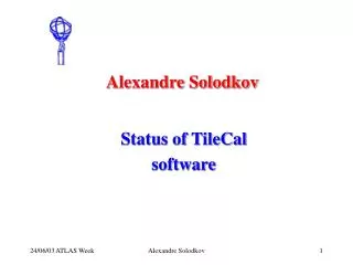 Alexandre Solodkov