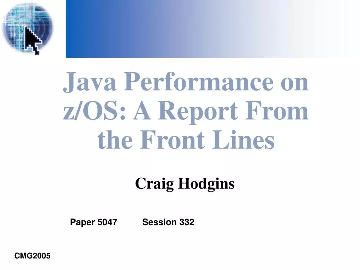 java performance on z os a report from the front lines