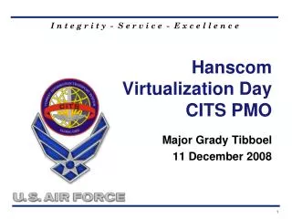 Hanscom Virtualization Day CITS PMO