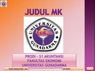 judul mk