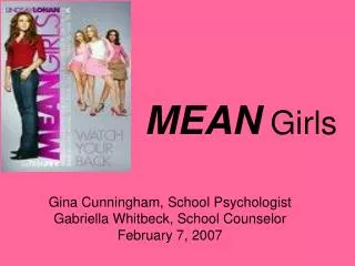 MEAN Girls