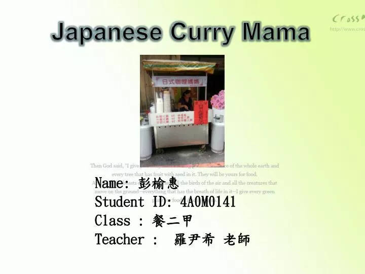 japanese curry mama