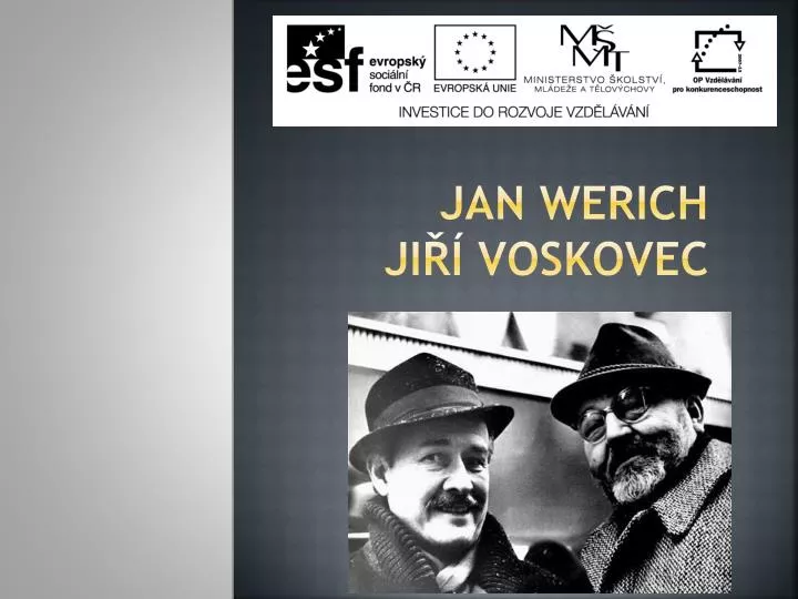 jan werich ji voskovec