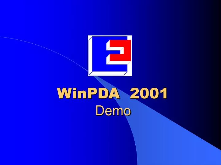 winpda 2001 demo