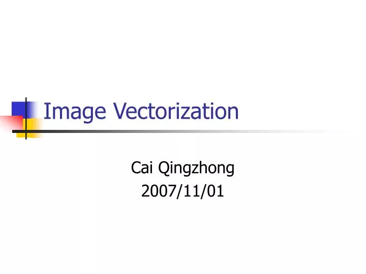 image vectorization