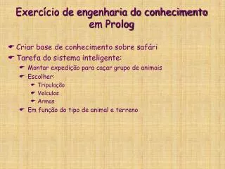 exerc cio de engenharia do conhecimento em prolog