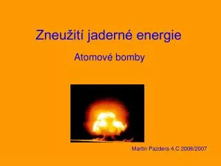 zneu it jadern energie