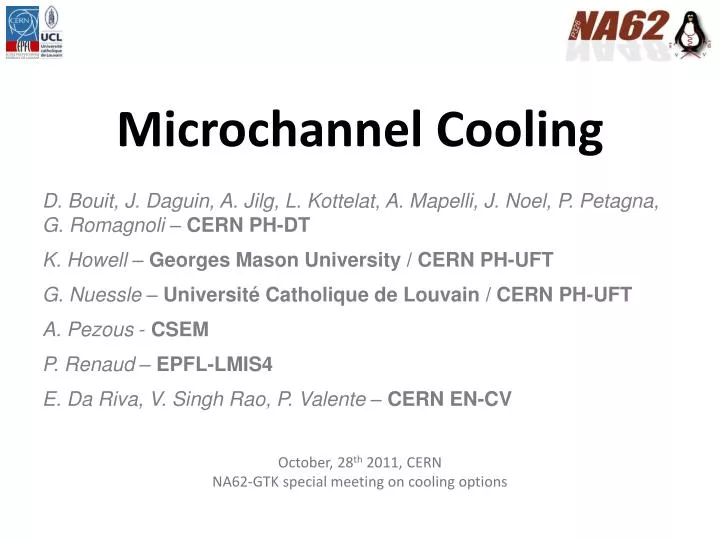 microchannel cooling