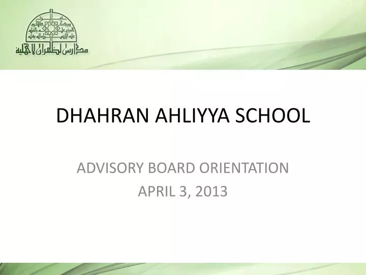 dhahran ahliyya school
