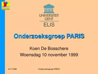 onderzoeksgroep paris