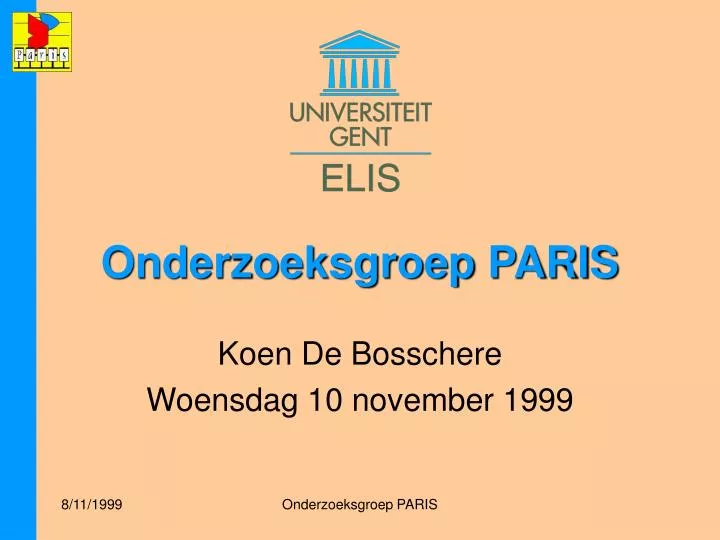 onderzoeksgroep paris