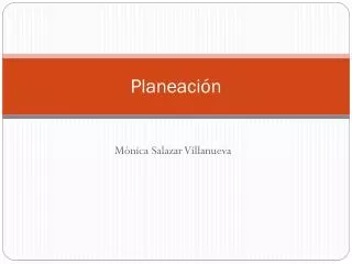 planeaci n