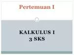 Pertemuan I - slide 1