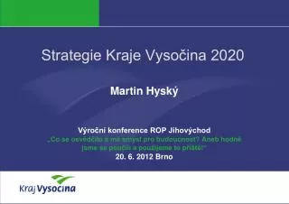 strategie kraje vyso ina 2020