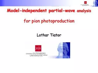 Model-independent partial-wave analysis for pion photoproduction