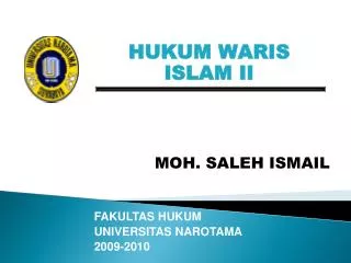 PPT - HUKUM WARIS ISLAM I PowerPoint Presentation, Free Download - ID ...