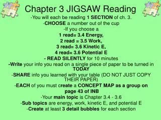 Chapter 3 JIGSAW Reading