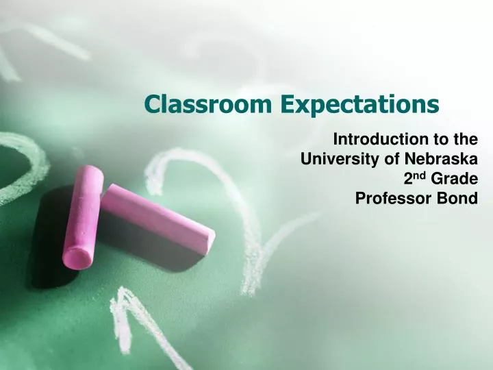 classroom expectations