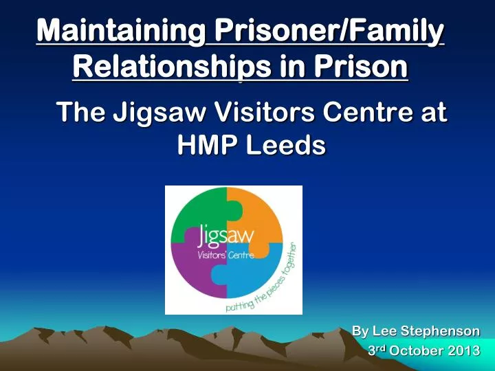 maintaining prisoner family relationships in prison