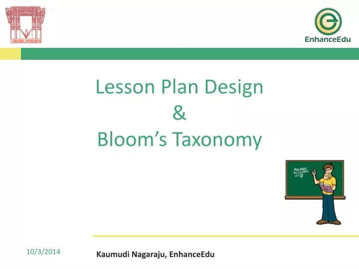 lesson plan design bloom s taxonomy