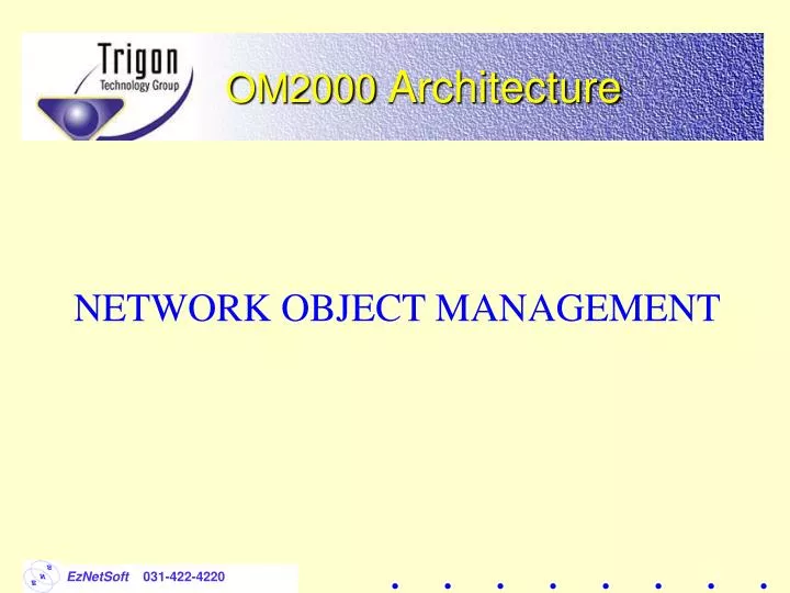 network object management