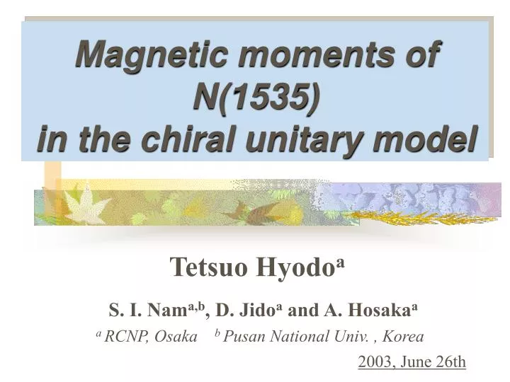 magnetic moments of n 1535 in the chiral unitary model