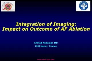 Integration of Imaging: Impact on Outcome of AF Ablation