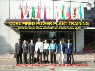 COAL FIRED POWER PLANT TRAINING