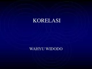 korelasi