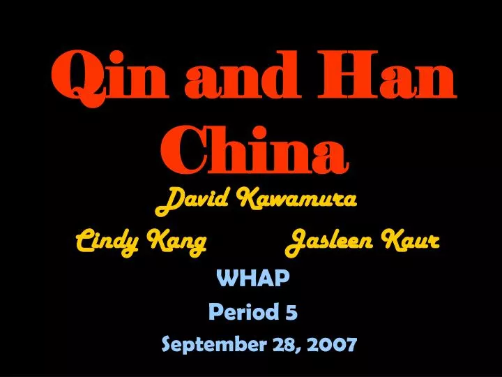 qin and han china