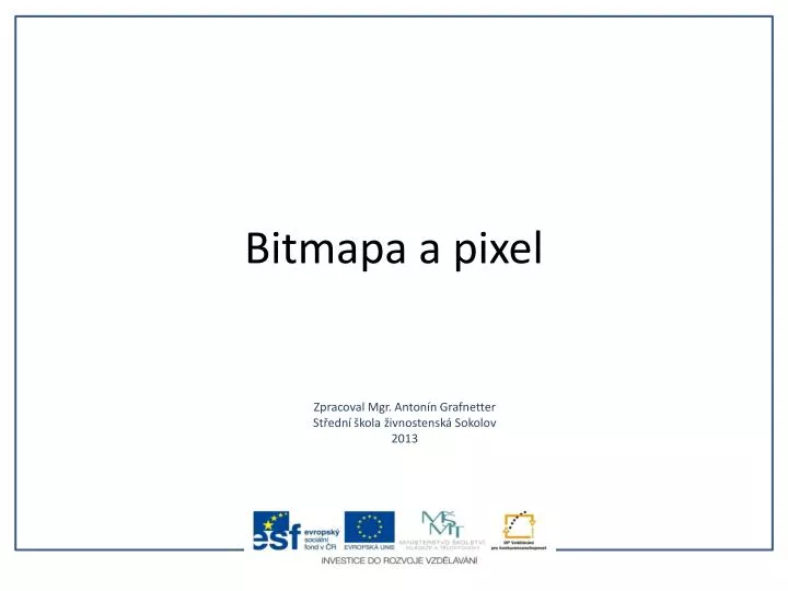 bitmapa a pixel