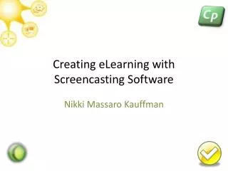 Creating eLearning with Screencasting Software